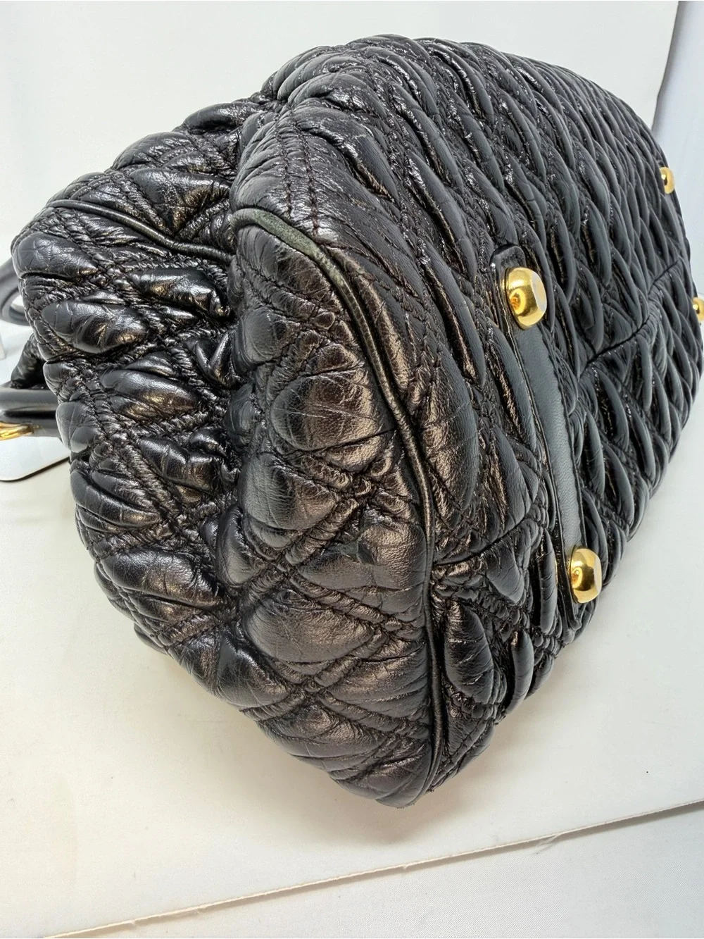 Marc Jacobs Quilted Black Stam Bag Fall 2007 Collection